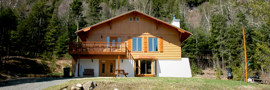 Chalet suisse luxueux à Sainte-Agathe